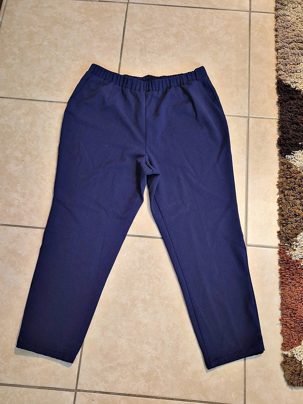 Allison Daley Straight Leg Pants Blue Size 14